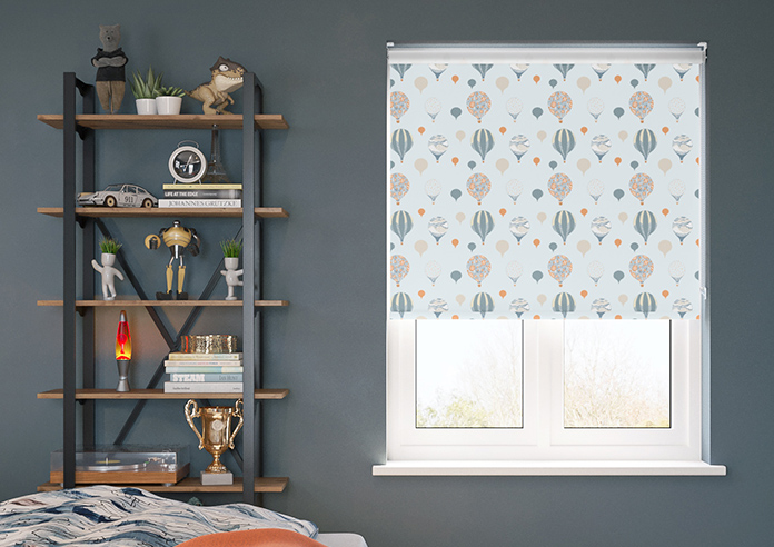 Up & Away (Blackout), Amber Slate - Twist&Fit Roller Blind - Image 3